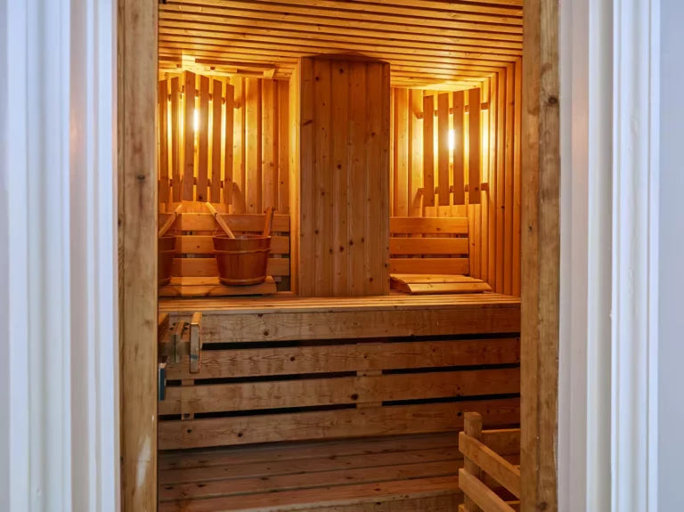 Cedar sauna
